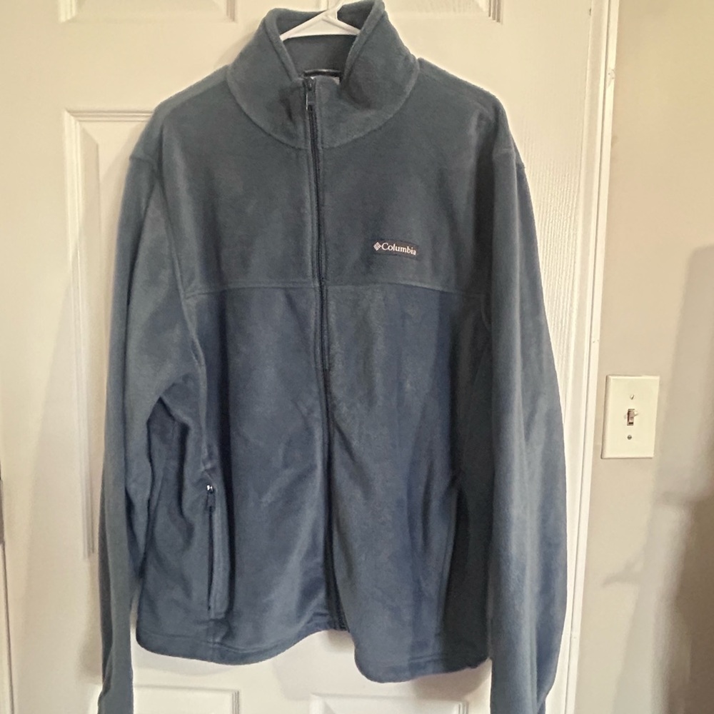 Columbia Men’s XL  Full-Zip Fleece Jacket - Slate Blue